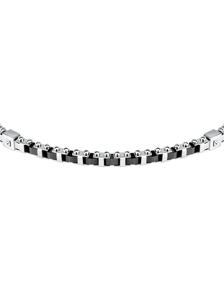 Bracciale Sector - Ceramic - Acciaio 316L - Ceramica Nera - SAFR38