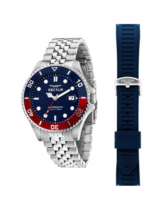Orologio Sector - 230 - Automatico- 43mm - Rosso e Blu - R3223161018