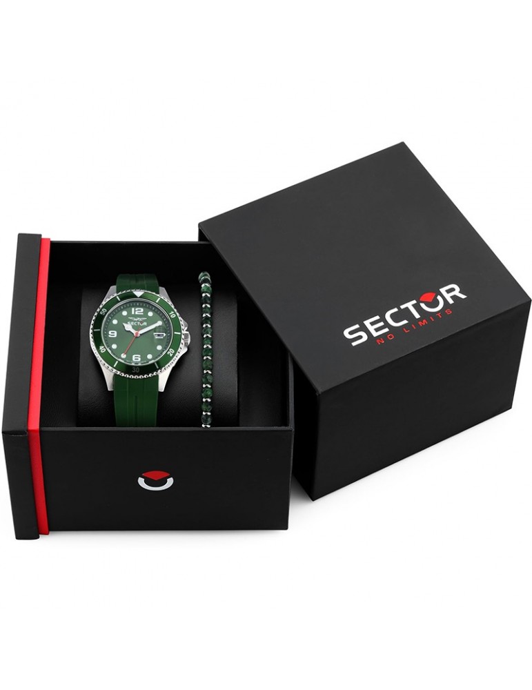 Orologio Sector- 230 - 39mm - Verde con Braccialetto - R3251161059