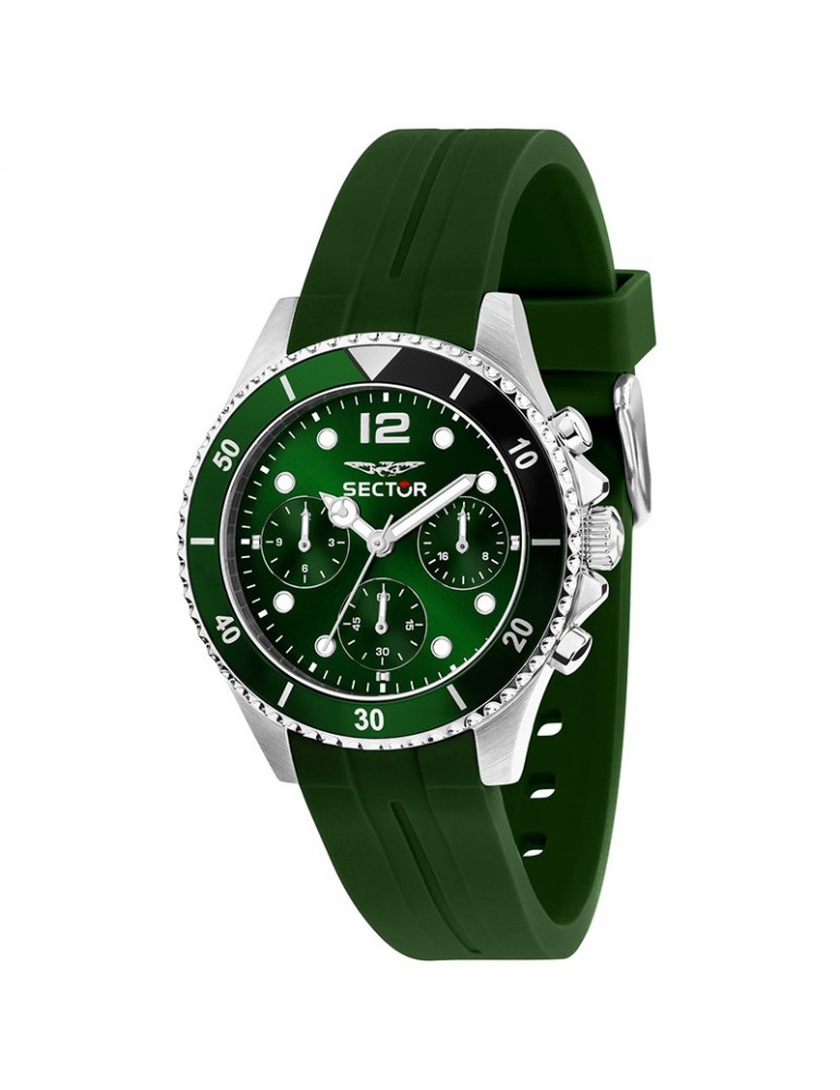 Sector Men's Watch - 230 - Multifunction - 39mm-Green-R3251161051