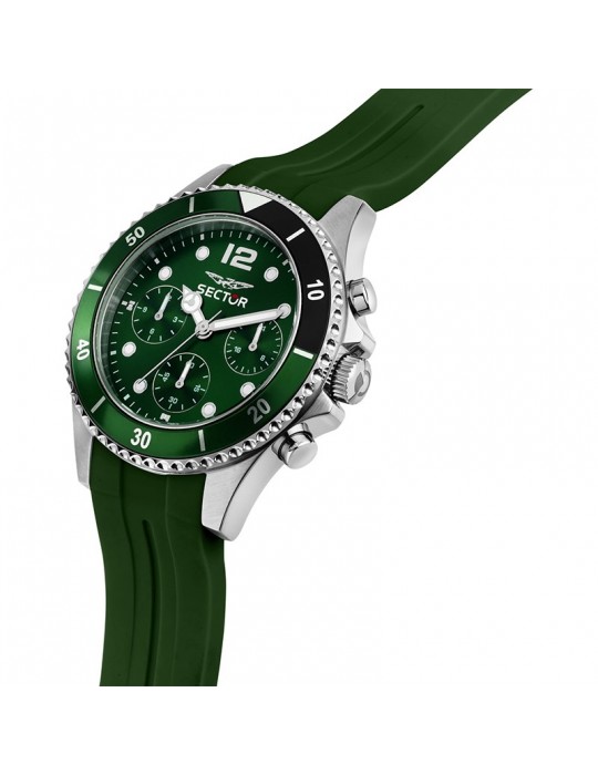Sector Men's Watch - 230 - Multifunction - 39mm-Green-R3251161051