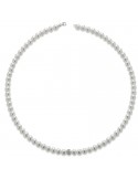 Lelune Classic Necklace with Cultivated Pearls 5-5,5 mm for Women - 0