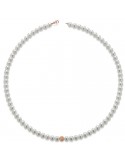 Lelune Classic Necklace with Cultivated Pearls 5,5-6 mm for Women - 0