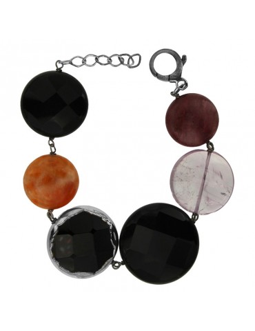 Bracciale Della Rovere -  Onice Nero - Ametista - B071602G140072AA 2