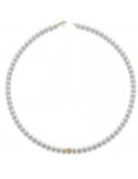 Lelune Classic Necklace with Cultivated Pearls 5,5-6 mm for Women - 0