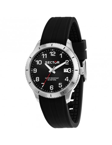 Sector Men's Watch - 270 - Time and Date - 37mm - Black-R3251578014