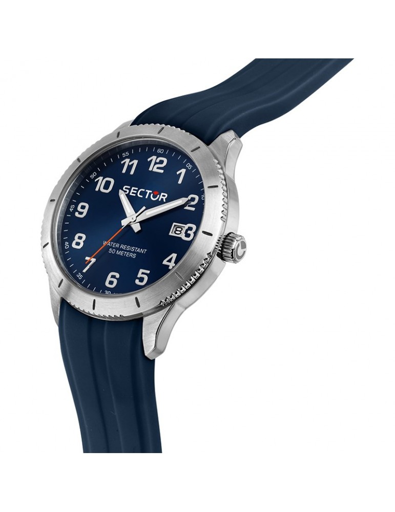 Orologio Sector da Uomo - 270 - Tempo e Data - 37mm - Blu -R3251578015