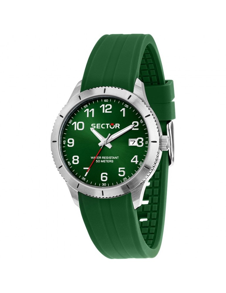 Sector Men's Watch - 270 - Time and Date - 37mm - Green - R3251578016