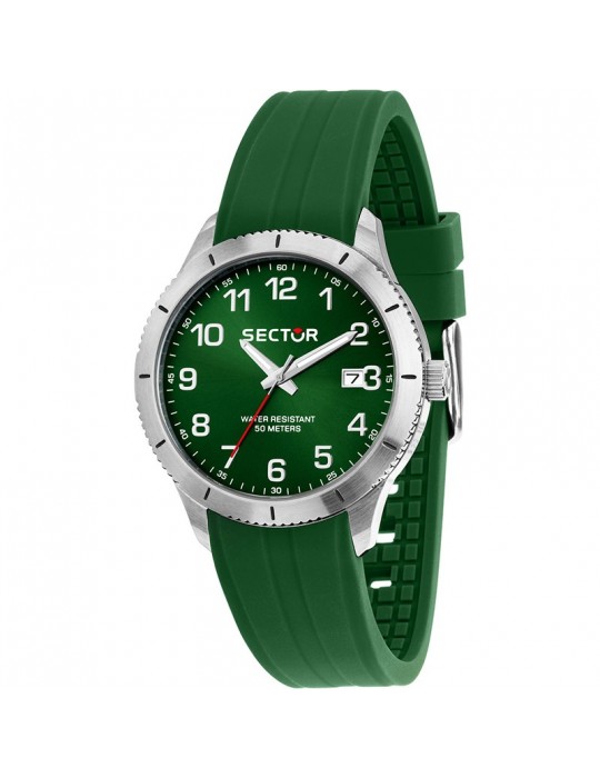 Sector Men's Watch - 270 - Time and Date - 37mm - Green - R3251578016