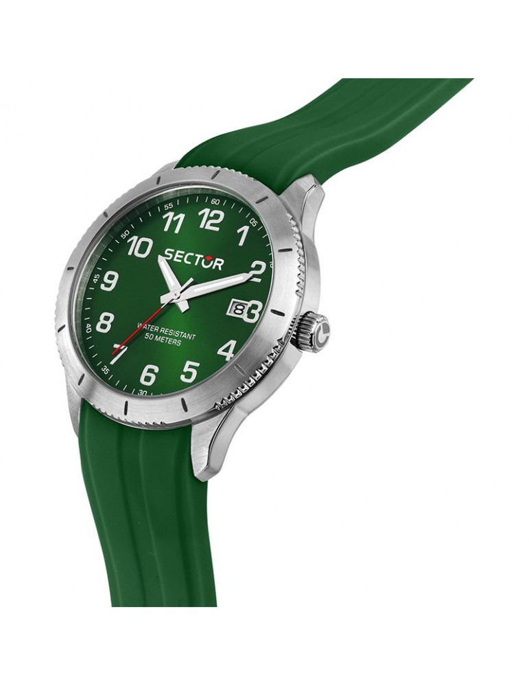 Sector Men's Watch - 270 - Time and Date - 37mm - Green - R3251578016