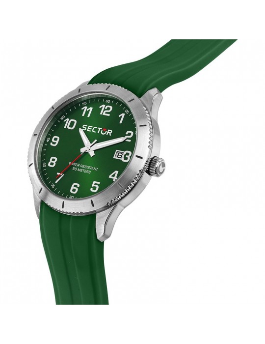Orologio Sector da Uomo - 270 - Tempo e Data - 37mm -Verde-R3251578016