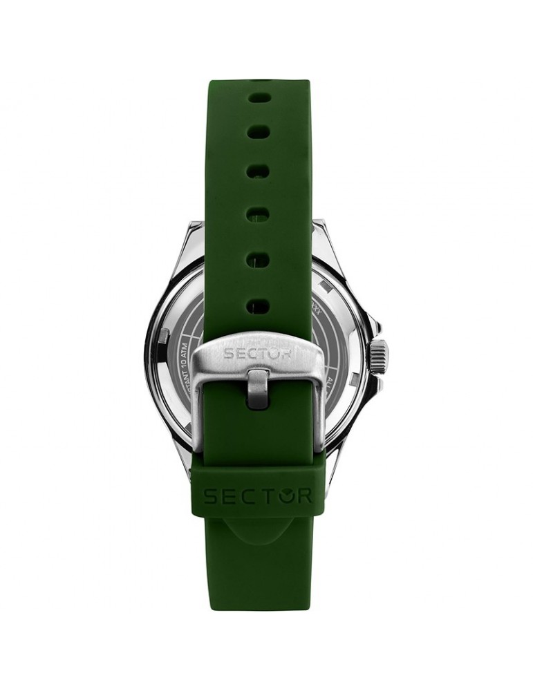 Sector Men's Watch - 230 - Time and Date - 39mm-Green-R3251161055