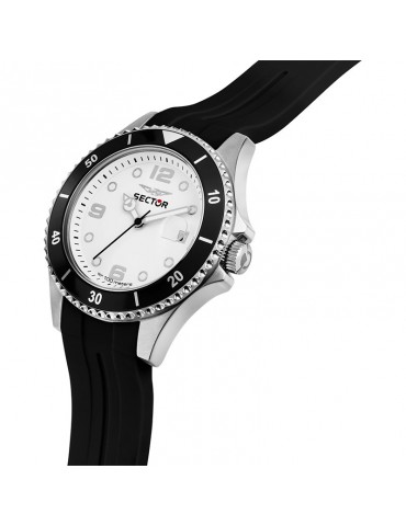 Sector Watch - 230 - Time and Date - White - 39mm - Black - R3251161057 2