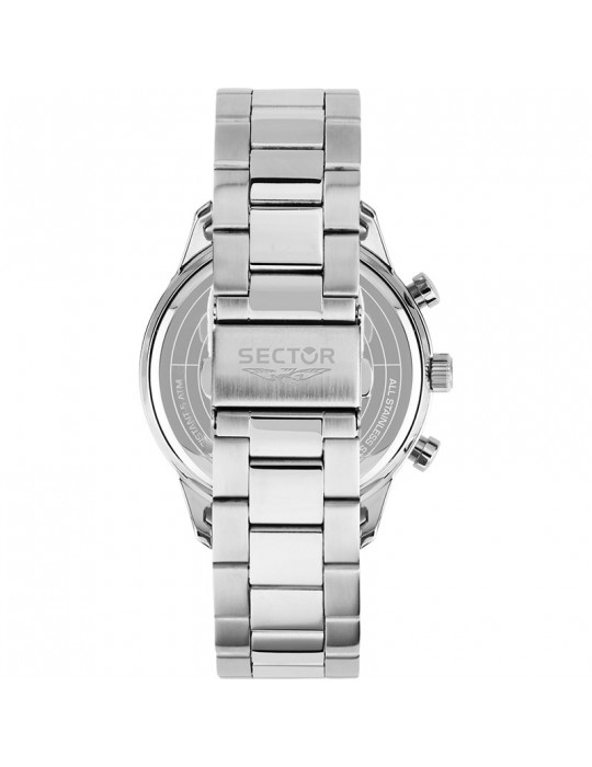 Orologio Sector - 270 - Multifunzione - Silver - 45mm-Nero-R3253578032