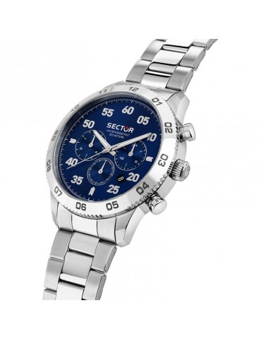 Orologio Sector - 270 - Multifunzione - Silver - 45mm -Blu-R3253578033 2