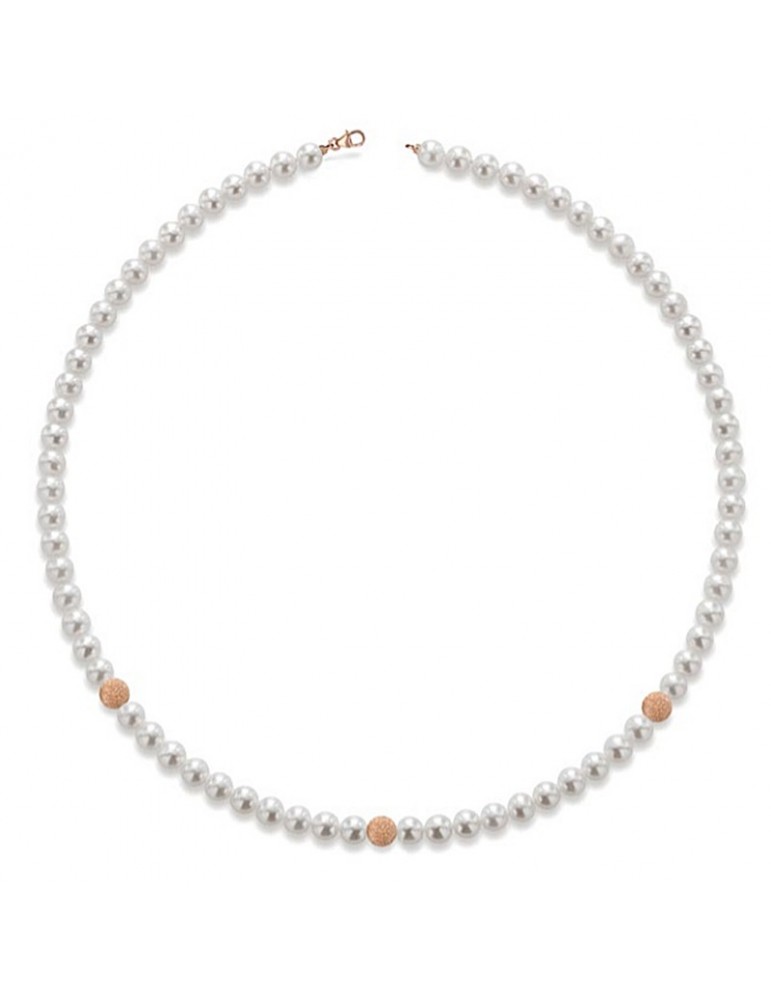 Lelune Classic Necklace with Cultivated Pearls 5-5,5 mm for Women - 0