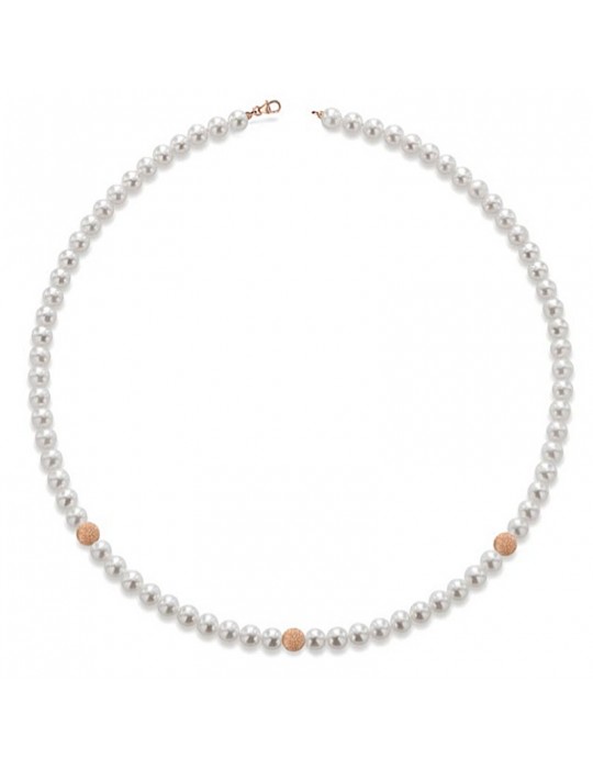 Lelune Classic Necklace with Cultivated Pearls 5-5,5 mm for Women - 0