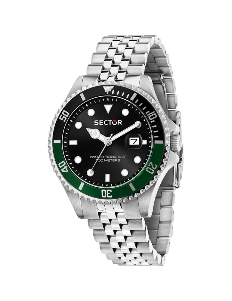 Orologio Sector da Uomo - 230 - Silver - 43mm - Nero - R3253161052