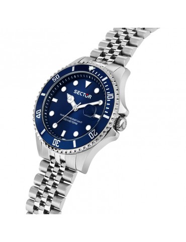 Orologio Sector - 230 - Tempo e Data - Silver - 43mm - Blu-R3253161053 2