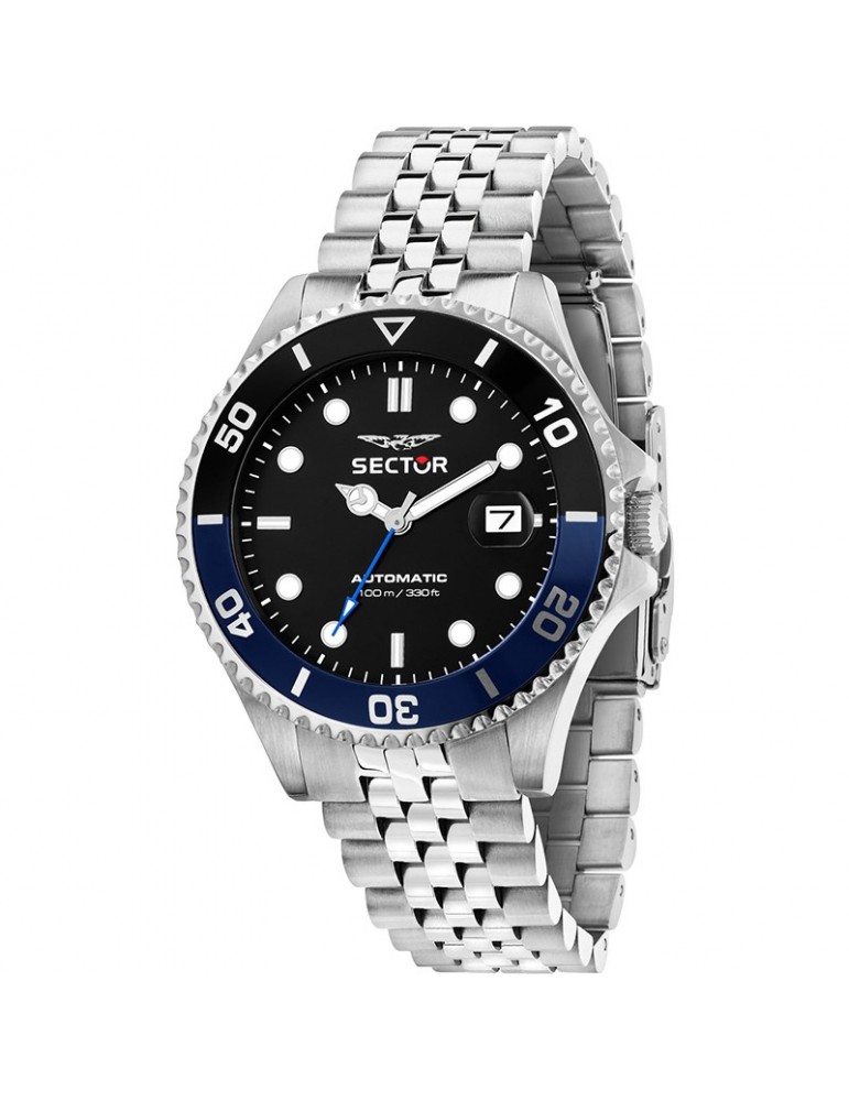 Orologio Sector - 230 - Automatico - Silver - 43mm - Blu - R3223161016