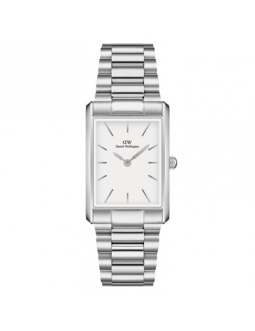 Orologio Daniel Wellington-Bound 3-Link Silver-35x24mm-Bianco-DW00100701