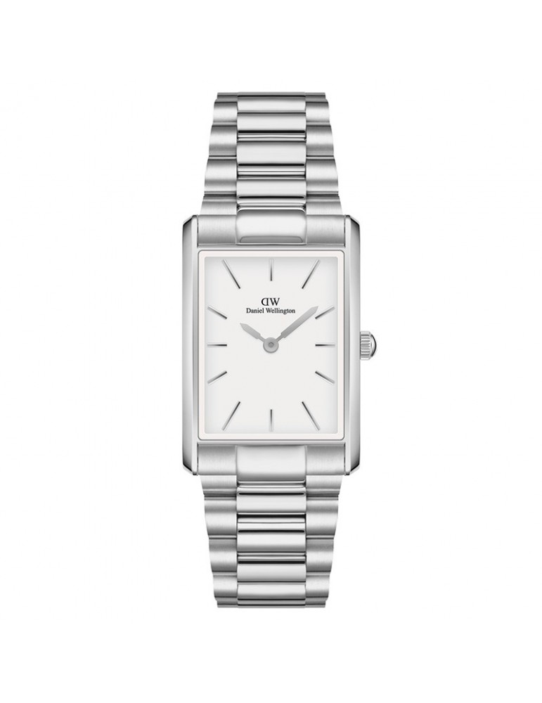Orologio Daniel Wellington-Bound 3-Link Silver-35x24mm-Bianco-DW00100701