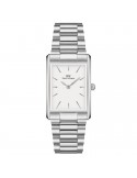 Orologio Daniel Wellington-Bound 3-Link Silver-35x24mm-Bianco-DW00100701