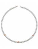 Lelune Classic Necklace with Cultivated Pearls 6,5-7 mm for Women - 0