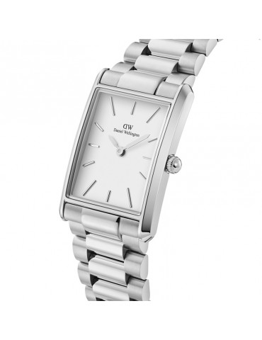 Orologio Daniel Wellington-Bound 3-Link Silver-35x24mm-Bianco-DW00100701 2