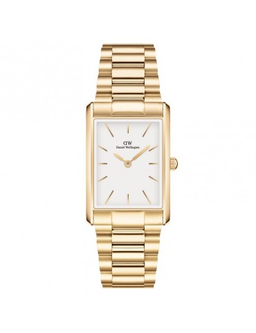 Orologio Daniel Wellington-Bound 3-Link Gold-35x24mm-Bianco-DW00100703