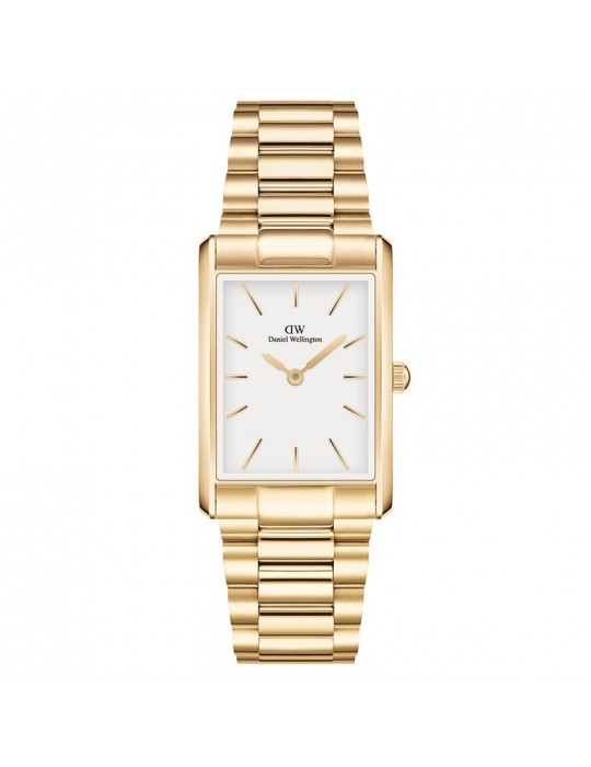 Orologio Daniel Wellington-Bound 3-Link Gold-35x24mm-Bianco-DW00100703