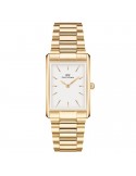 Daniel Wellington Watch-Bound 3-Link Gold-35x24mm-White-DW00100703