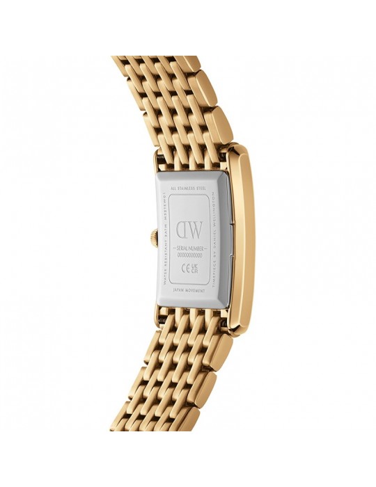 Orologio Daniel Wellington - Bound 9-Link - 32x22mm -Bianco-DW00100705