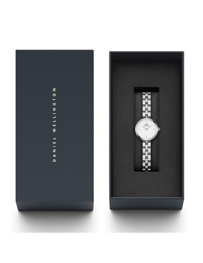 Orologio Daniel Wellington-Elan Lumine Silver-22mm-Cristalli-DW00100716