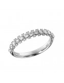 Buonocore Ring - in 18k White Gold with Natural Diamonds 0.60 carats - 0
