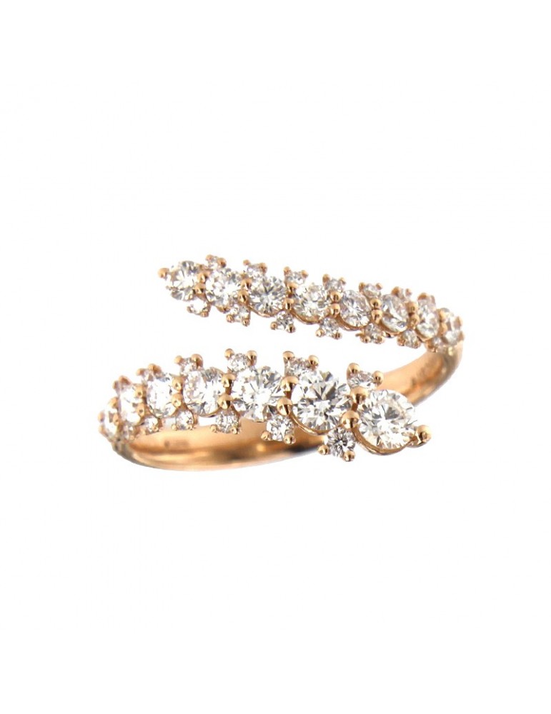 Anello Buonocore - Oro Rosa 18 carati - Diamanti Bianchi 1,05 ct - 1532A01DP