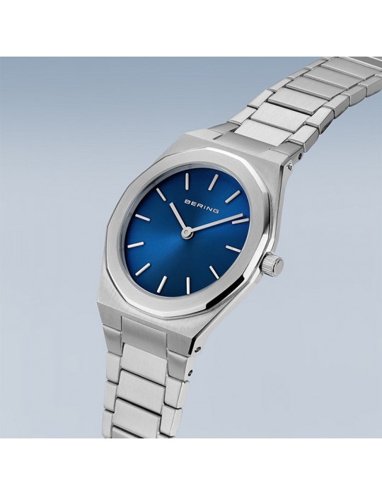 Orologio Bering - Classic - Solo Tempo - Silver - 32mm - Blu -19632707