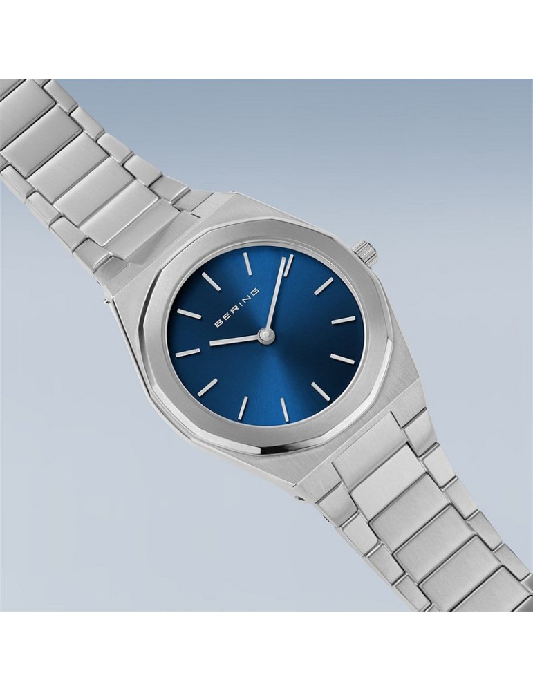 Orologio Bering - Classic - Solo Tempo - Silver - 32mm - Blu -19632707