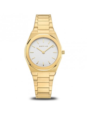 Bering Watch - Classic - Only Time - Gold - 32mm - White-19632730
