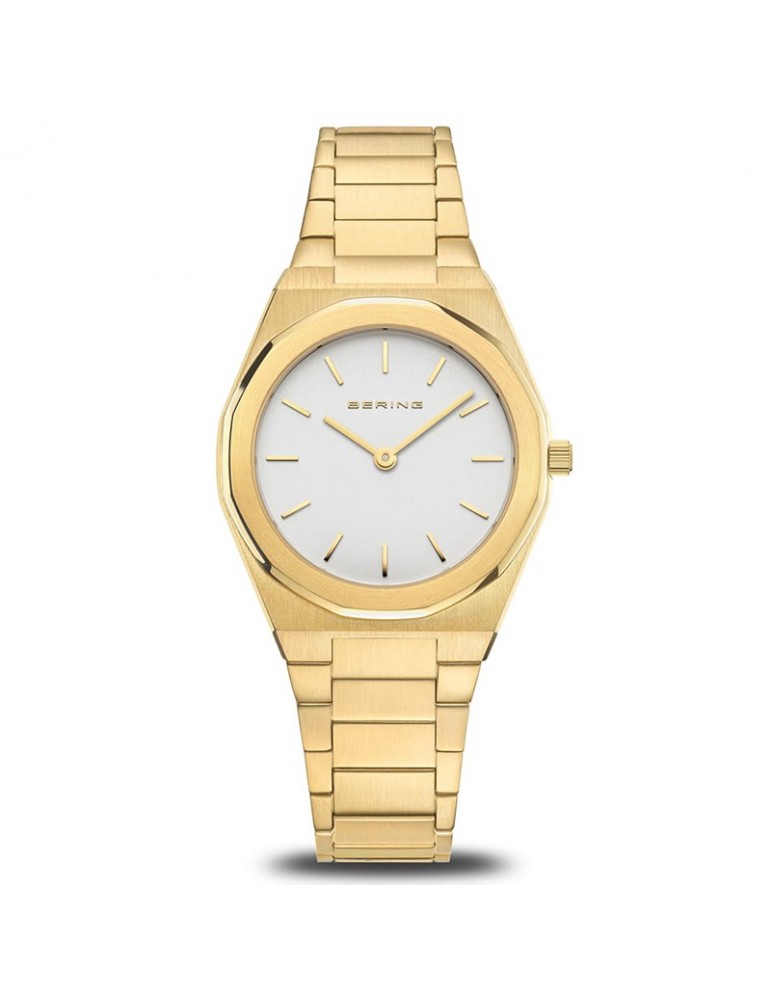 Bering Watch - Classic - Only Time - Gold - 32mm - White-19632730