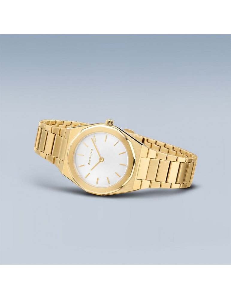 Bering Watch - Classic - Only Time - Gold - 32mm - White-19632730