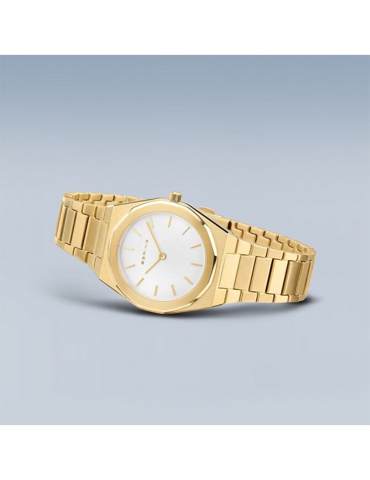 Bering Watch - Classic - Only Time - Gold - 32mm - White-19632730