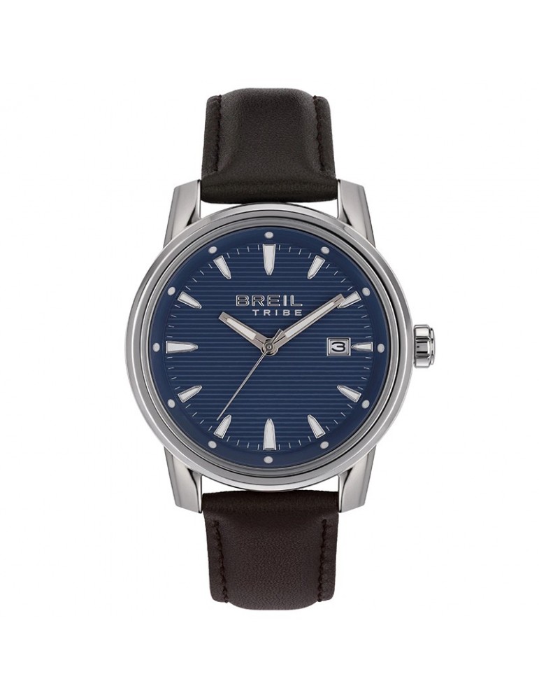 Breil Tribe Watch - Caliber - Time and Date - Brown-42mm-Blue-EW0689