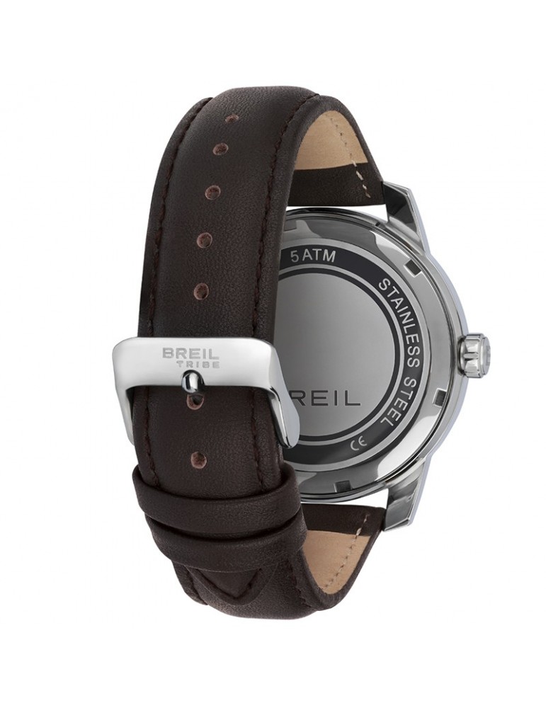 Breil Tribe Watch - Caliber - Time and Date - Brown-42mm-Blue-EW0689