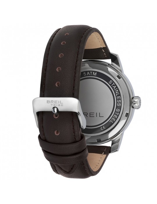Breil Tribe Watch - Caliber - Time and Date - Brown-42mm-Blue-EW0689