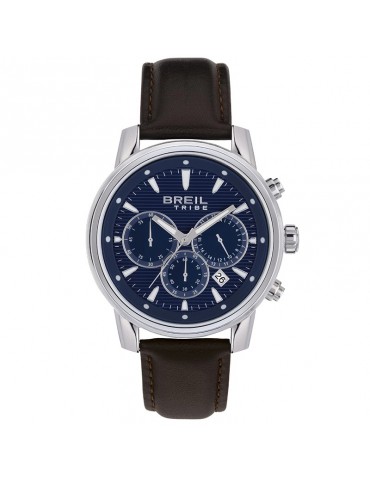 Orologio Breil Tribe - Caliber - Cronografo - Marrone -43mm-Blu-EW0690