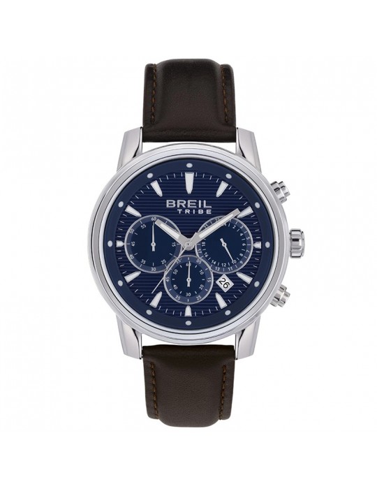 Breil Tribe Watch - Caliber - Chronograph - Brown -43mm-Blue-EW0690