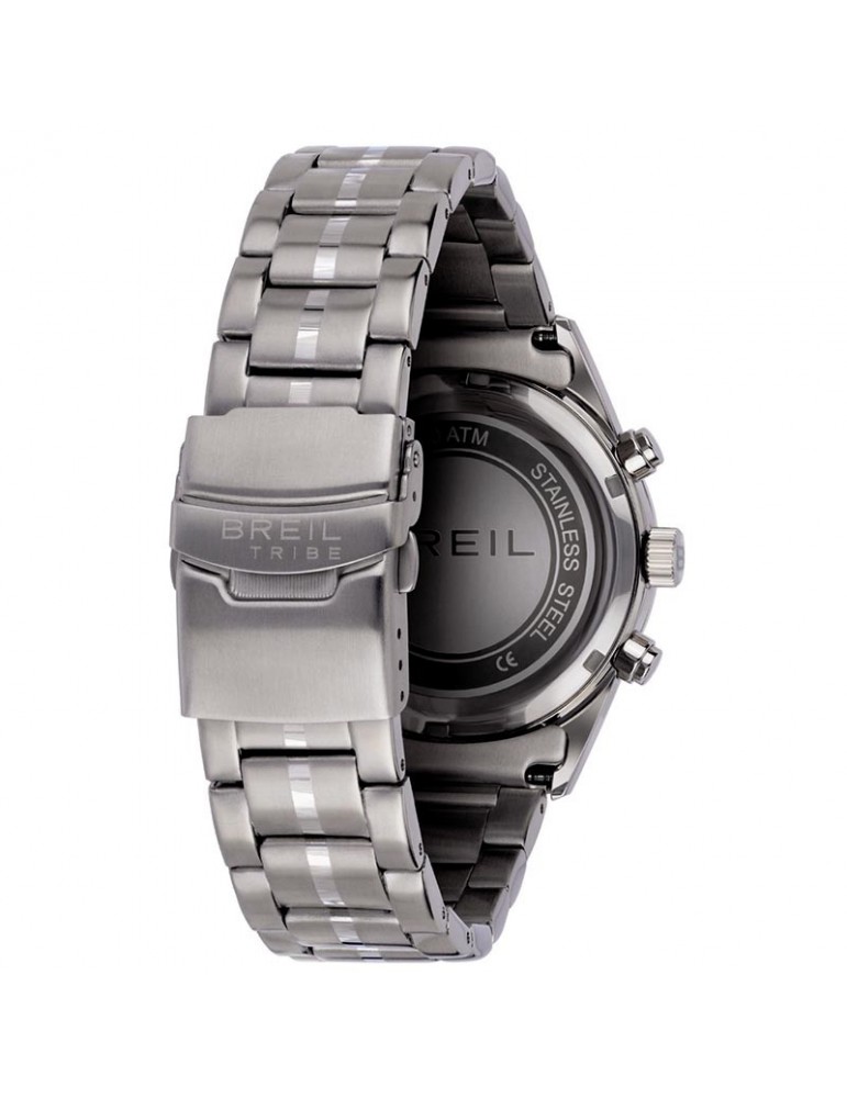 Orologio Breil Tribe  - Captain - Cronografo - Silver-42mm-Nero-EW0694