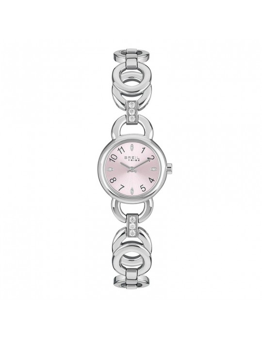 Breil Tribe Watch - Alya - Intrecciate Meshes-Silver-26mm-Pink-EW0695