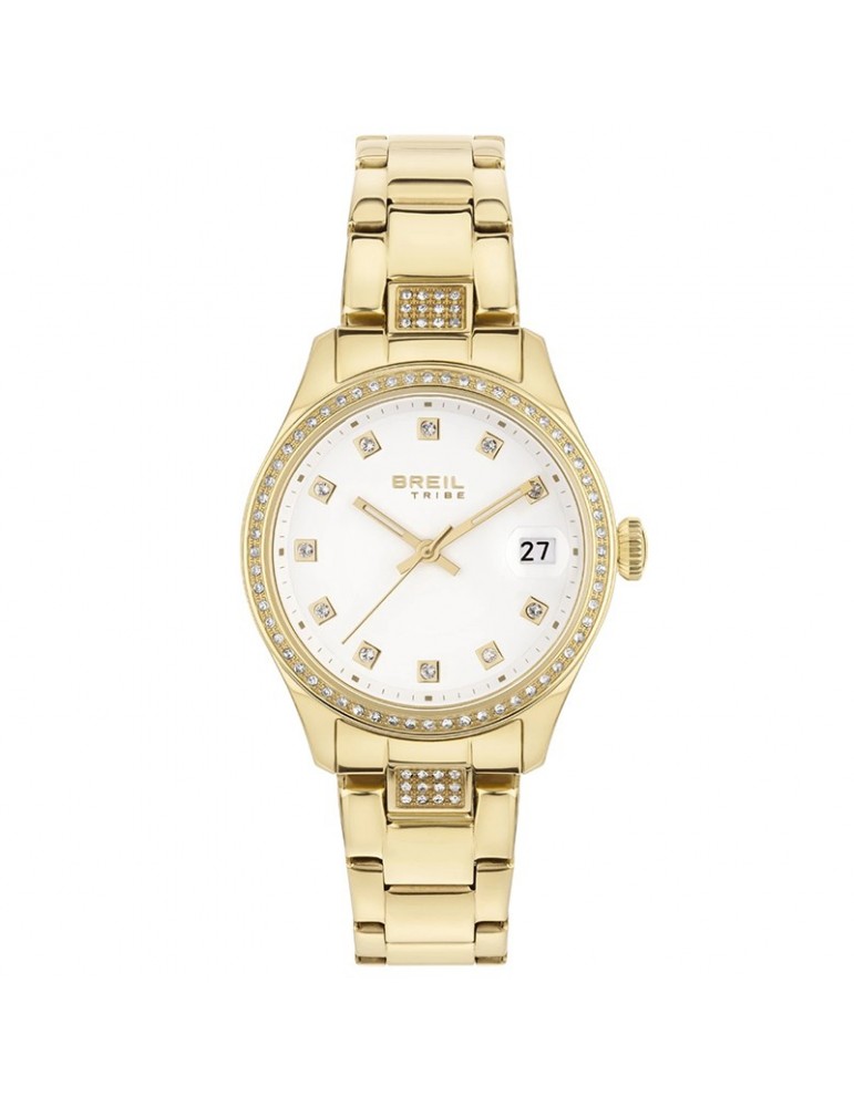 Breil Tribe Watch - Gold - 32mm - White - Crystals - EW0707